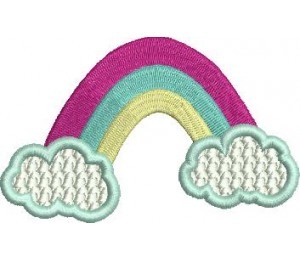 Stickdatei - Wonderland Regenbogen 